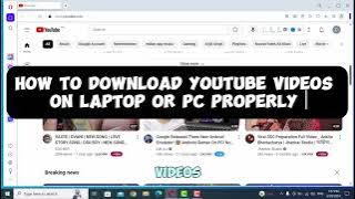 how to download youtube video directly in pc laptop || How To Download YouTube Video