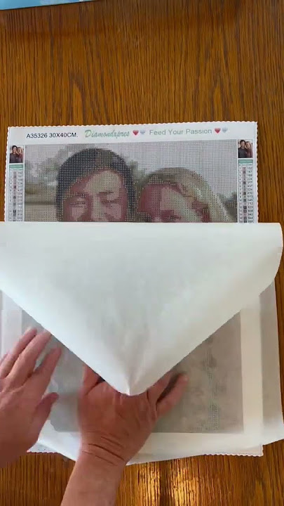 Making Diamond Painting Easier With Parchment Paper