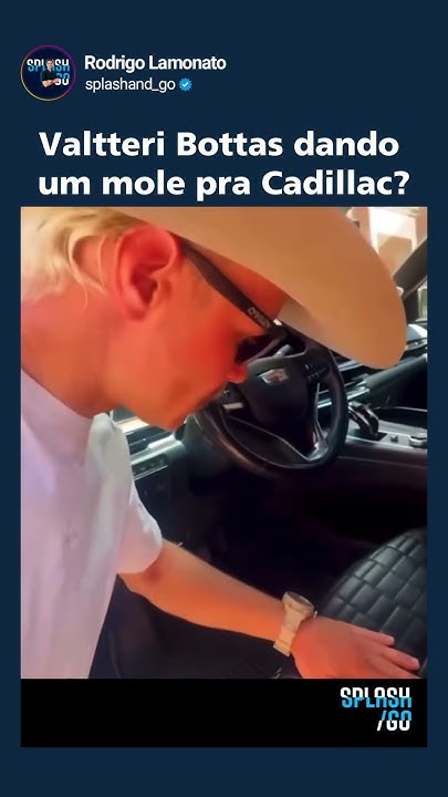 Valtteri Bottas dando um mole para a GM Cadillac neste vídeo? #f1 #formula1 #shorts