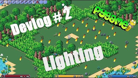 Isometria Devlog 2 - Lighting System, Enemies, Critters - Written in Python using Pygame