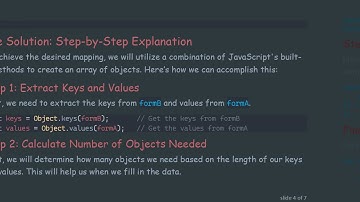 Transforming JavaScript Objects: Mapping formA to formB