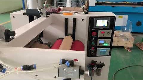 Honeycomb wrapping paper die-cut making machine rewinding machine
