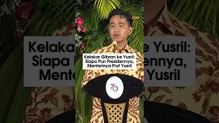 Kelakar Gibran ke Yusril: Siapa Pun Presidennya, Menterinya Prof Yusril