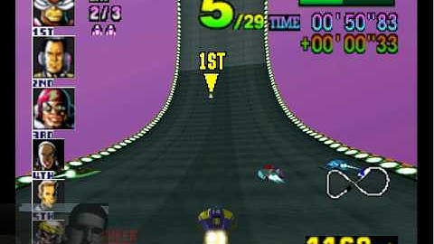 F-Zero X N64 Master Class 1st Place Astro Robin Mute City 1