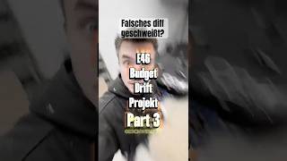 E46 Umbau Teil 3 – geschliffen, damit wir die Verstärkungsbleche endlich anschweißen können.