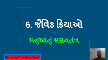 Std.10 Science ch.6 જૈવિક ક્રિયા L-12 મનુષ્યનું શ્વસનતંત્ર