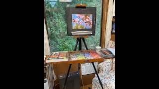 Plein Air Set Up and supplies for pastel painting Plein Air Set Up and supplies for pastel painting