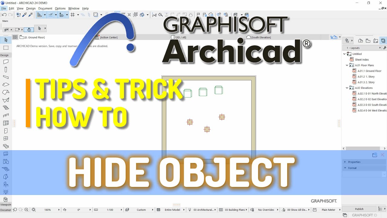 Archicad How To Hide Object