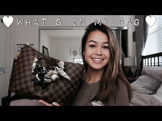 WHAT'S IN MY BAG - Louis Vuitton Speedy Bandouliere 25 Damier Ebene, Belinda Selene, Belinda M. Video