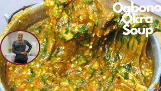 Ogbono Cooked With Okra Tastes So Good💯😋#ogbonosoup #okrasoup #nigeriandishes