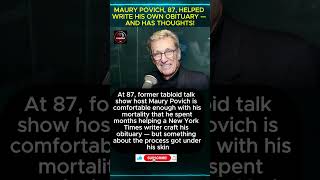 Maury Povich, 87, Helped Write His Own Obituary for the New York Times — And He Has Regrets! #viral