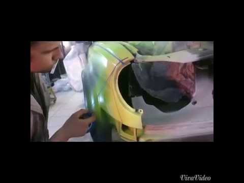 Волга ТУРБО (Покраска крыла с рисунком) #ТУРБОВОЛГА