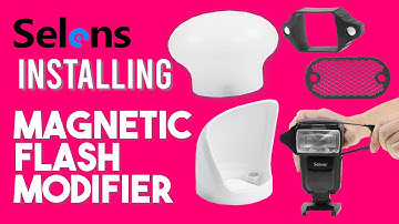 Installing Selens Magnetic Flash Modifier to your Flash (Magmod Magbounce Magsphere Knock Off