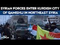 Syrian Government Forces Enter Kurdish City Of Qamishli In Northeast Syria