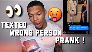 I SENT THE WRONG TEXT MESSAGE PRANK *She Almost Cried !