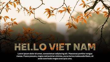 SLIDE BÌA | THIẾT KẾ SLIDE MỞ ĐẦU ĐẸP VÀ ĐƠN GIẢN VỚI POWERPOINT 