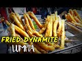 Filipino street food  dynamite lumpia  with cheese and beef  ang sarap nito promise