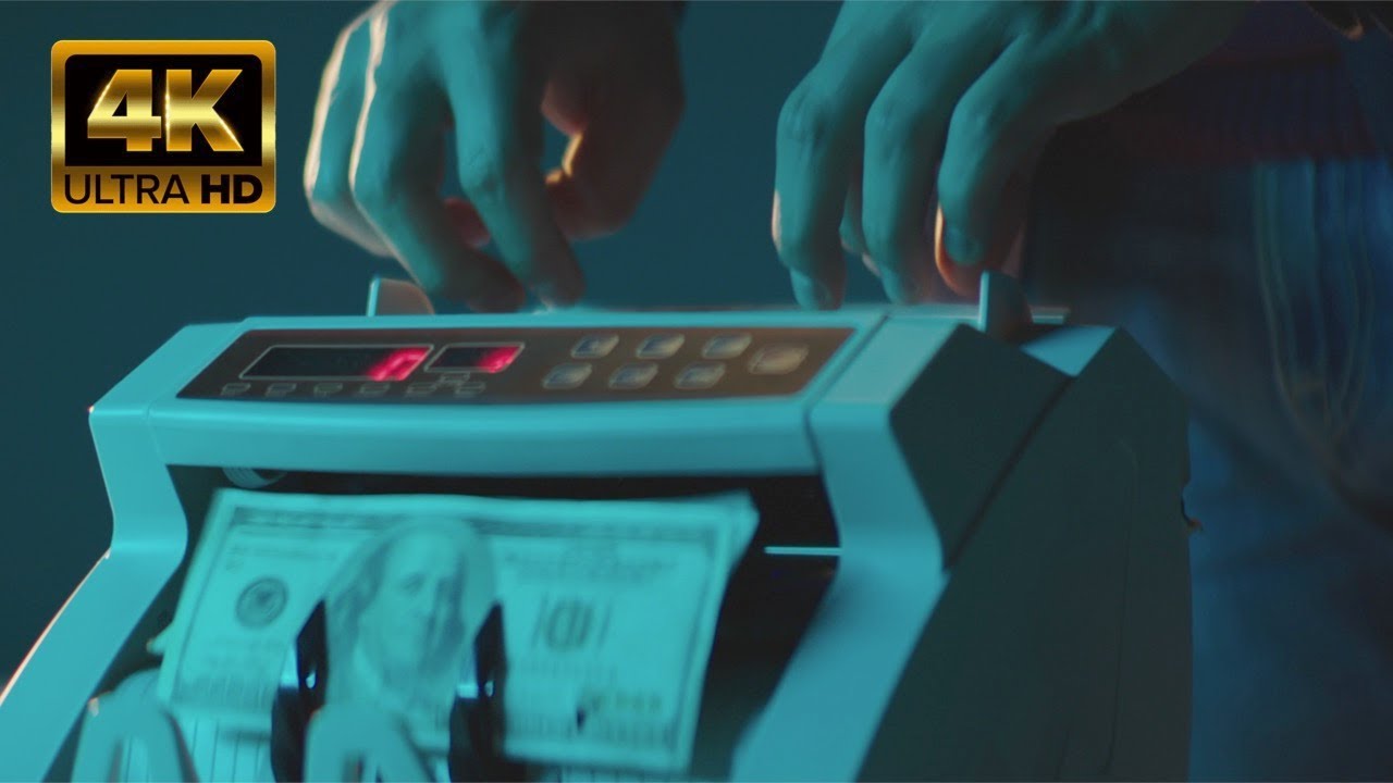 Money Counter Money Counter Device no copyright stock video footage