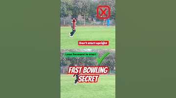 Fast Bowlers: Why You MUST Lean Forward When Starting Your Run-Up! (Common Mistake Fixed)