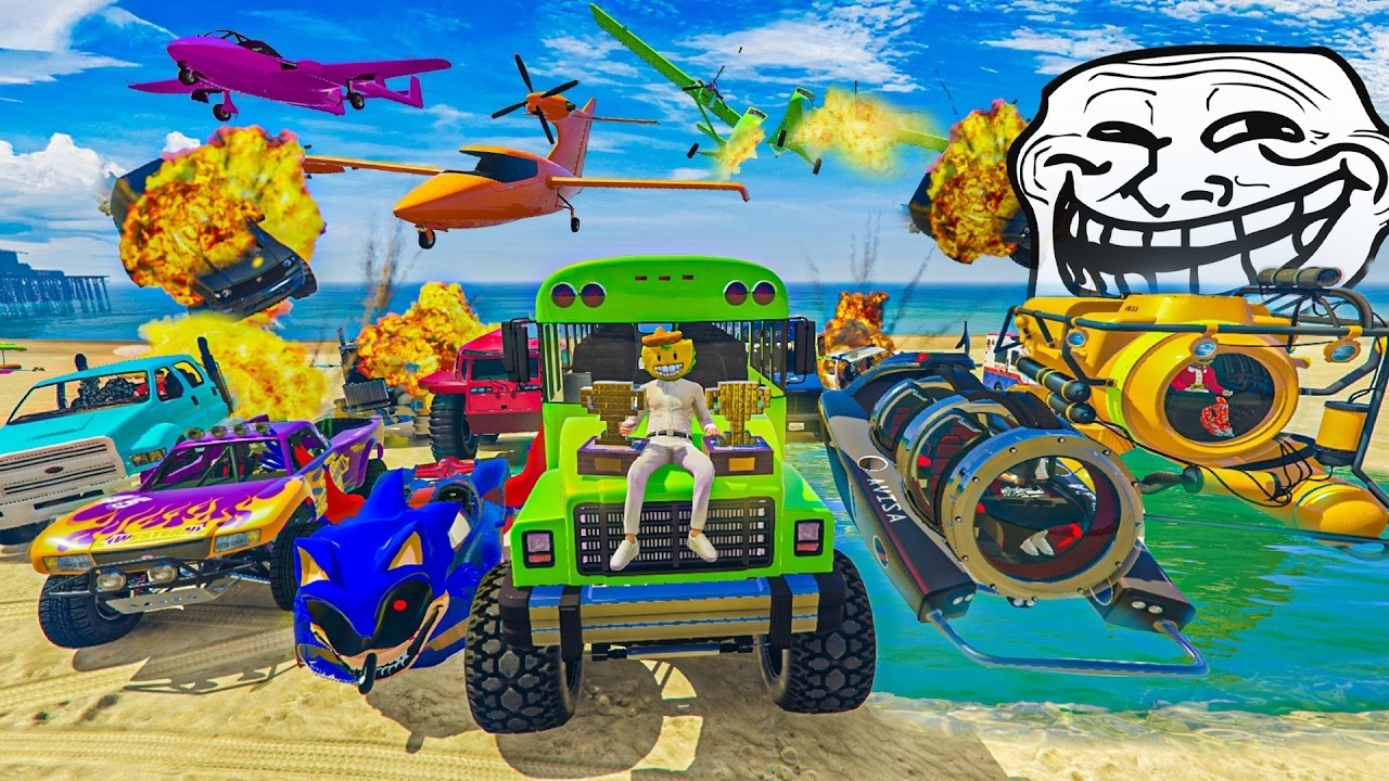 EL ÚLTIMO EXPLOTA CON COCHES ALEATORIOS!! VICTORIA MEGA INESPERADA!! - GTA 5 ONLINE