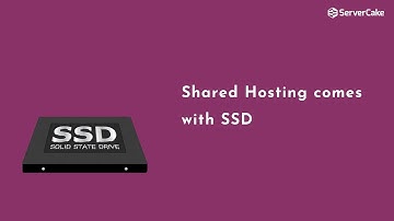 Shared Hosting - SSD Disk Space