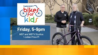 WBTV and WBT Radio teaming up again for ‘Hancock’s Bikes for Kids’