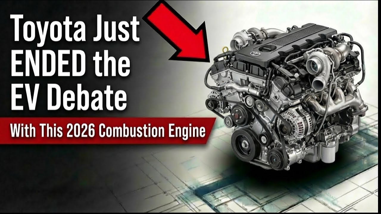 Компания Toyota положила конец спорам об электромобилях, выпустив в 2026 году двигатель внутренне...