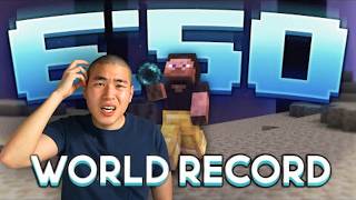 Rue Reacts To Minecraft Wr After Completing His Blind Run