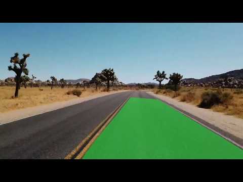 Lane Mapping with Polygons | Deep Learning | Rendered Output