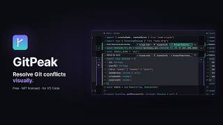 Resolve Git Merge Conflicts Visually in VS Code — GitPeak