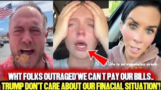 BLACK AMERICANS ARE RESTING WHILE WHYT are CRYING MAGA DON'T CARE ABOUT THEIR FINACIAL SITUATIONS..!
