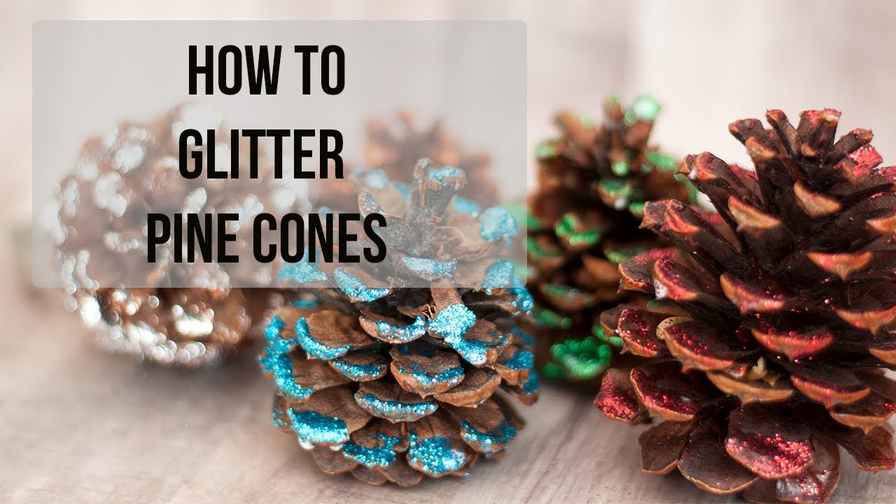 DIY Painted Pine Cones - Two Sisters