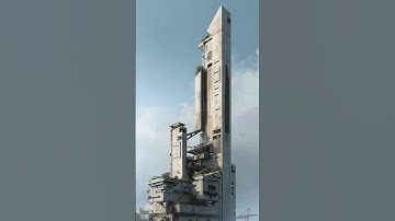 💫 “Futuristic Dream Tower | Sleek Minimal Skyscraper Concept 🌌”
