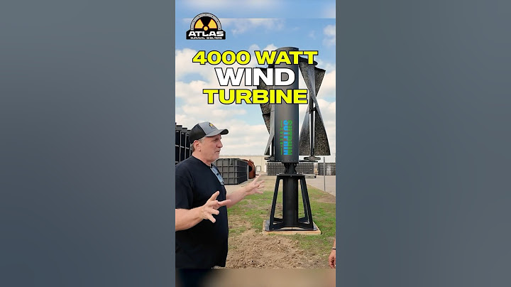 4000 W Wind Turbine by Be-Wind #atlassurvivalshelters #sutphinsolar #bewind
