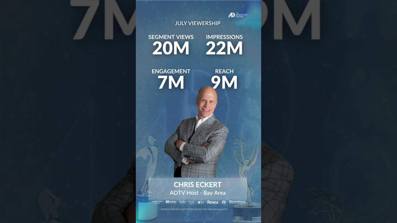 20 MILLION Views in July! | The American Dream TV | Chris Eckert Real Estate Team