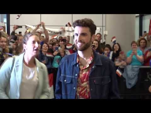 7 Duncan Laurence 19 05 2019 Schiphol, Amsterdam