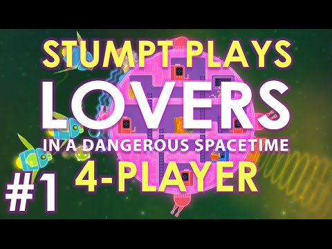 Lovers in a Dangerous Spacetime: 4-Player - #1 - Butt Disaster
