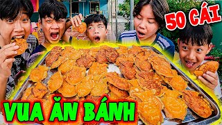 Thái Chuối Đãi Team Ăn Bánh Cá Phô Mai Kéo sợi Khổng Lồ