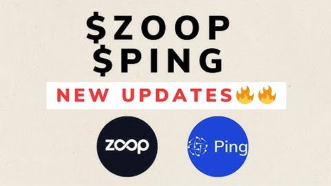 "Free Crypto Update!! - Fresh New Airdrop Updates; $ZOOP Social Mining and PING VPN DEPIN!"