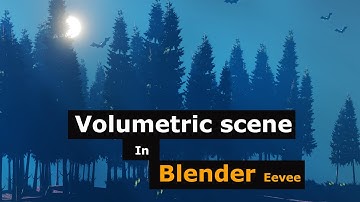Blender Secrets Revealed - Easy Volumetric Scene in Blender Eevee | Volumetric Lighting