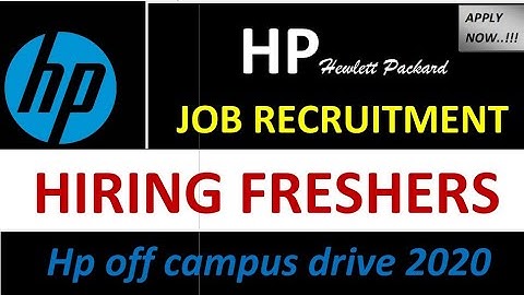 HP Off Campus Recruitment - Software Developer | Hewlett Packard Recruitment 2020 | Edutopia..