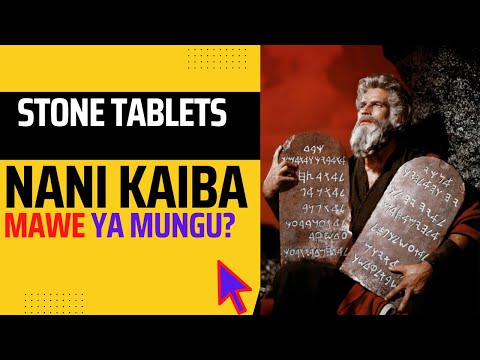 Nani Aliiba Sanduku La Agano Ukweli Wa Mawe Ya Amri Kumi Hatimaye Wafichuliwa