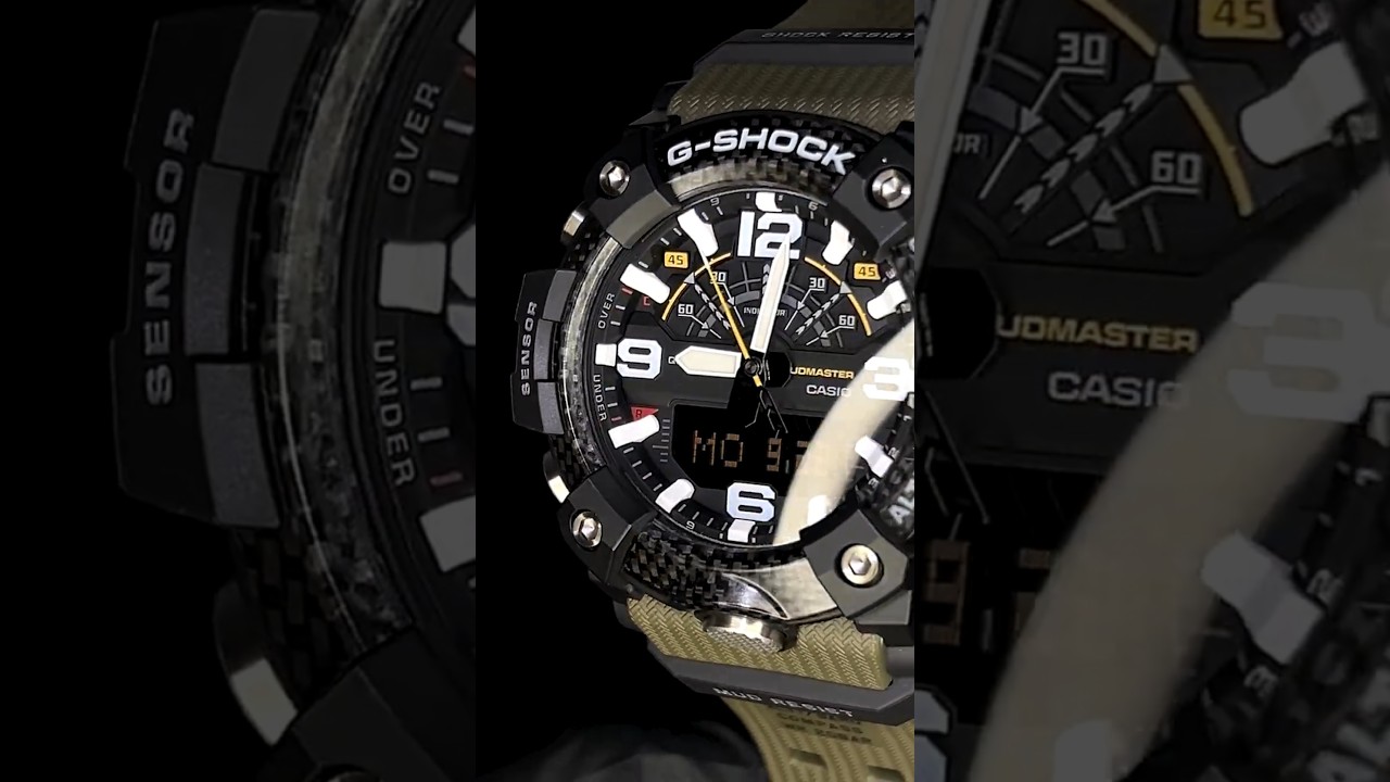 G-Shock Mudmaster GG-B100-1A3 | Olive Green & Black Beast! - YouTube