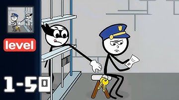 Thief Quest Puzzle Escape - Gameplay Walkthrough Levels 1-50 - Funny Stickman Brain Puzzle Game