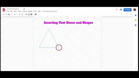 Inserting shapes and text boxes for Google Drawings