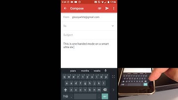 Android Google keyboard 5.0: one handed mode demo