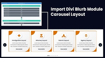 How to Install Divi Blurb Module Carousel Layouts | Step-by-Step Guide
