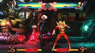 UMVC3: Basic Storm Combo Tutorial Pt.3 (Step by Step)