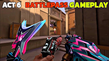 VALORANT - Season 25 Act 6 Battlepass in Gameplay Showcase & Animation
