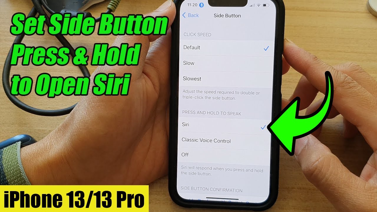 iPhone 13/13 Pro: How to Set Side Button Press & Hold to Open Siri 